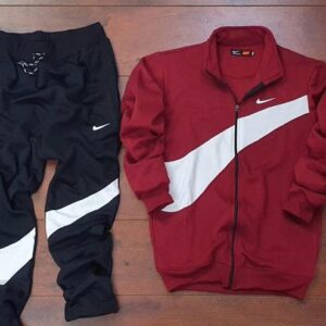 PC Fleece Color Block Full Sleeves Zipper Tracksuits-SOZO