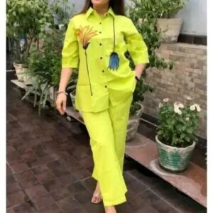 Trendy Fashionable Women Top & Bottom Sets-MES