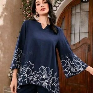 Fancy Elegant Women Top & Bottom Sets-MES